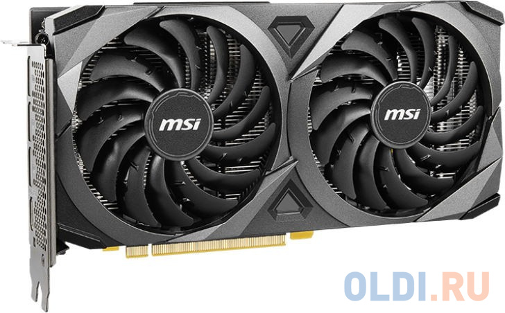 Видеокарта MSI PCI-E 4.0 RTX 3050 VENTUS 2X 8G OC NVIDIA GeForce RTX 3050 8192Mb 128 GDDR6 1807/14000 HDMIx1 DPx3 HDCP Ret