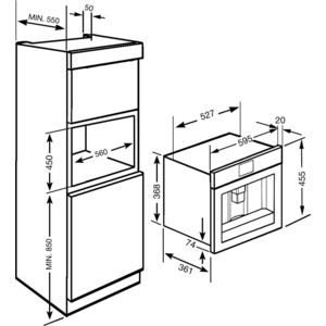 Встраиваемая кофемашина Smeg CMS8451P в Москвe