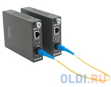 Медиаконвертер D-Link DMC-920R/B10A WDM медиаконвертер с 1 портом 10/100Base-TX и 1 портом 100Base-FX с разъемом SC (ТХ: 1310 нм; RX: 1550 нм) для одн
