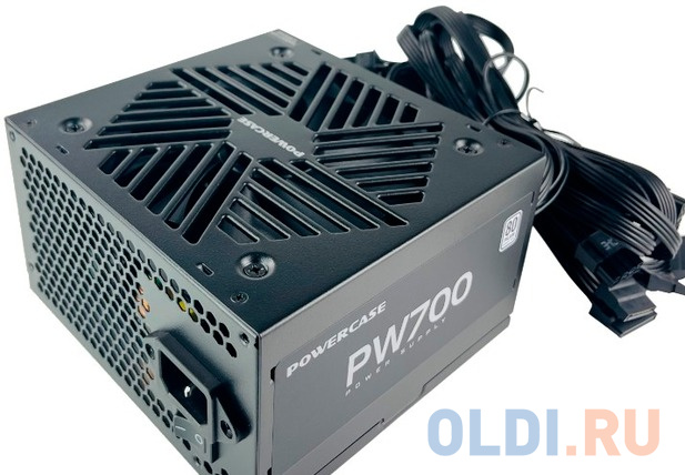 Powercase PW700 (80 Plus, ATX 2.31, 700W, APFC, DC-DC, 120mm Fan) / PS-700W-DC