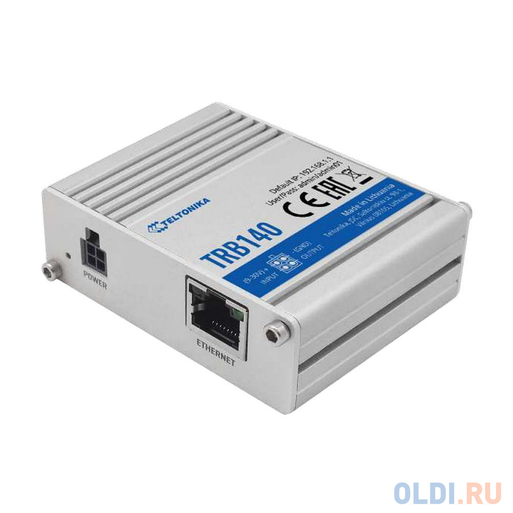 TRB140 (TRB14000300) industrial rugged LTE gateway 4G (LTE) cat4 / 3G /  1x Gigabit RJ-45