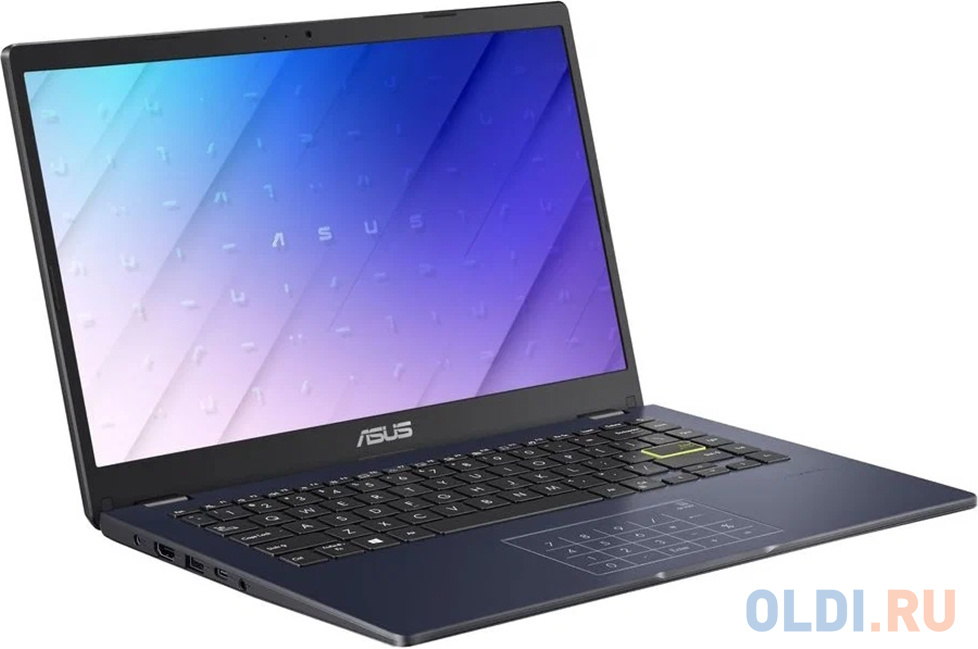 ASUS Vivobook Go 14 E410KA-BV119W Celeron N4500/4Gb/128Gb eMMC/Intel HD graphics/14.0"HD /WiFi5/BT/Cam/NumberPad/Windows 11 Home/STAR BLACK/1.3Kg