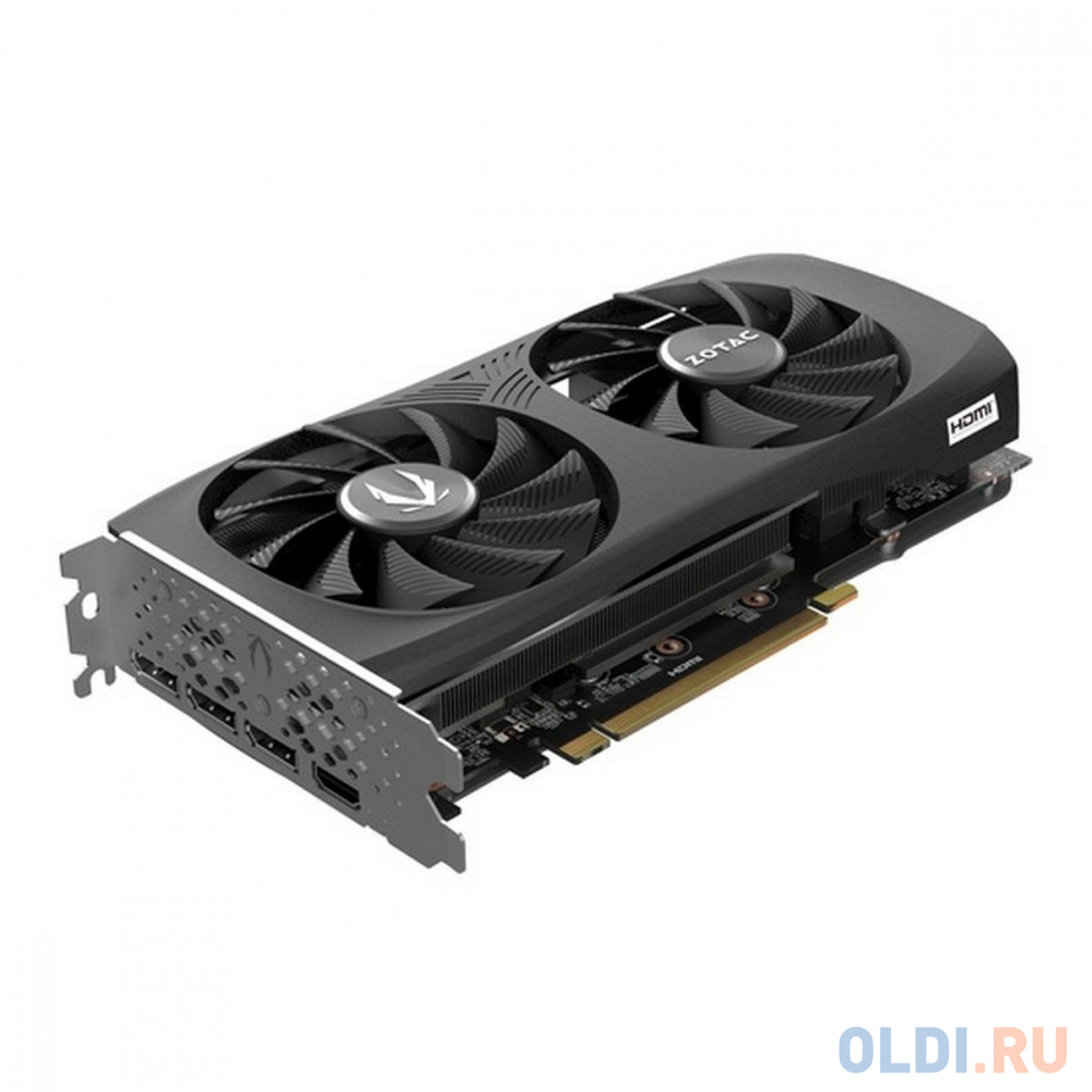 Видеокарта Zotac RTX4070 SUPER TWIN EDGE OC 12GB GDDR6X 192bit 3xDP HDMI 2FAN Medium Pack