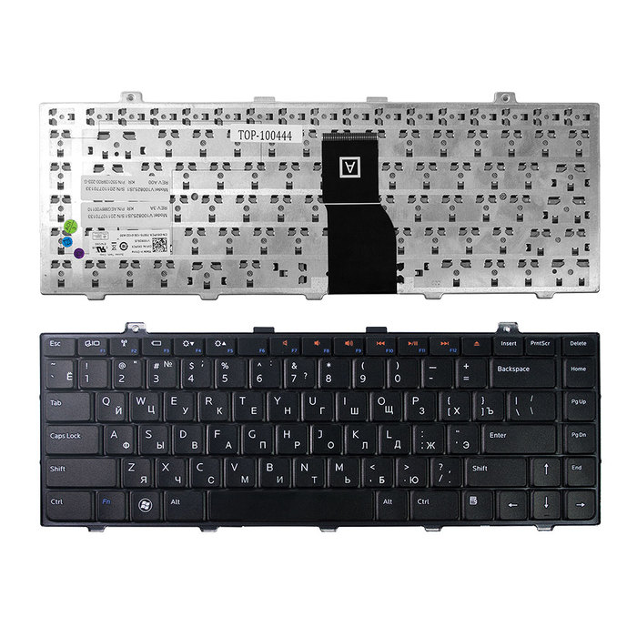 Клавиатура TopON для Dell Studio 1450, 1457, 1458, 15, XPS L401 Series, черная (TOP-100444)