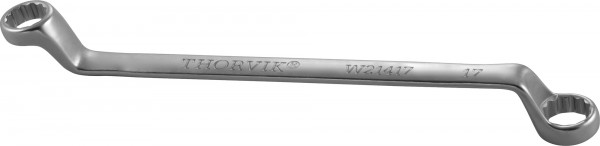 Ключ гаечный накидной изогнутый 27x30 мм, CrV, кованый, Thorvik ARC W22730 (52568)