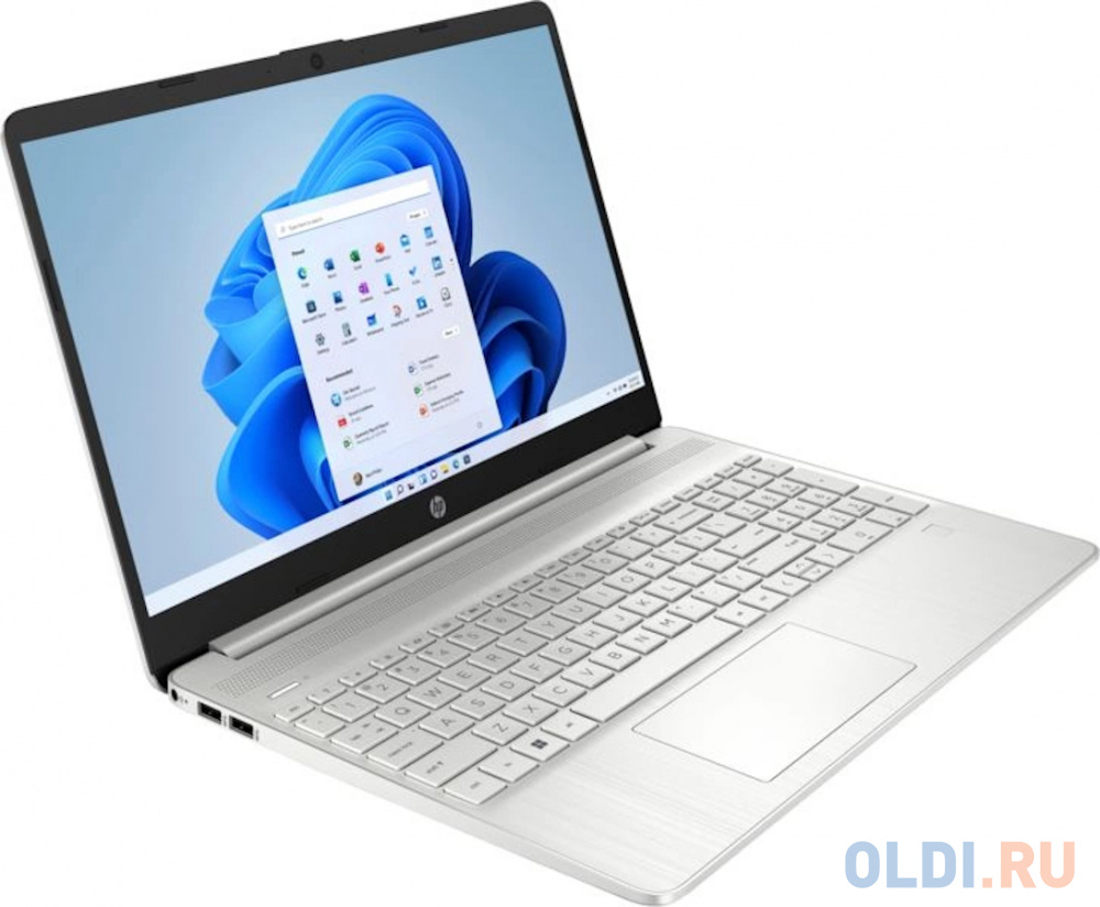 Ноутбук HP 15-dy5131wm Core i3 1215U 8Gb SSD256Gb Intel UHD Graphics 15.6" IPS FHD (1920x1080) Windows 11 Home Multi Language silver WiFi BT Cam в Москвe