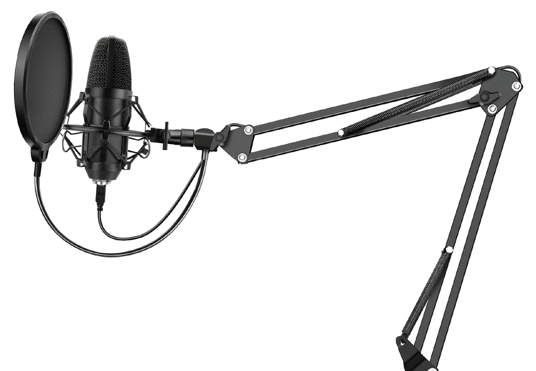 Микрофон SunWind SW-SM400G, черный (SW-SM400G)