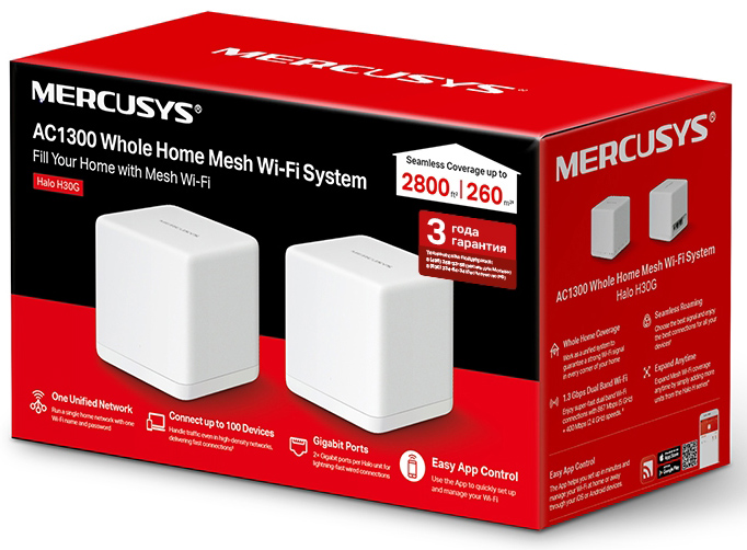 Wi-Fi Mesh система Mercusys