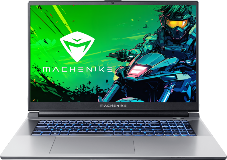 Ноутбук Machenike L17 17.3" IPS 1920x1080, Intel Core i5 12450H 2 ГГц, 16Gb RAM, 512Gb SSD, NVIDIA GeForce RTX 4050-6Gb, без OC, серый (JJ00G600ERU)