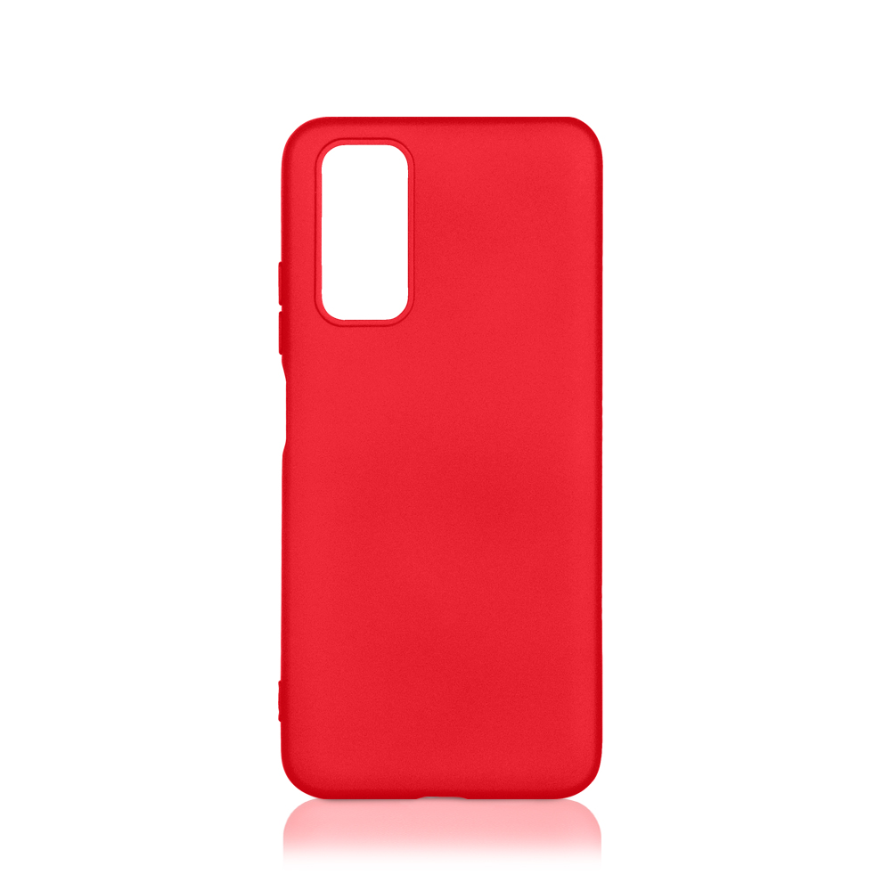 Чехол-накладка DF xiOriginal 26 для смартфона Xiaomi Redmi Note 11, силикон, микрофибра, красный (DF xiOriginal-26)