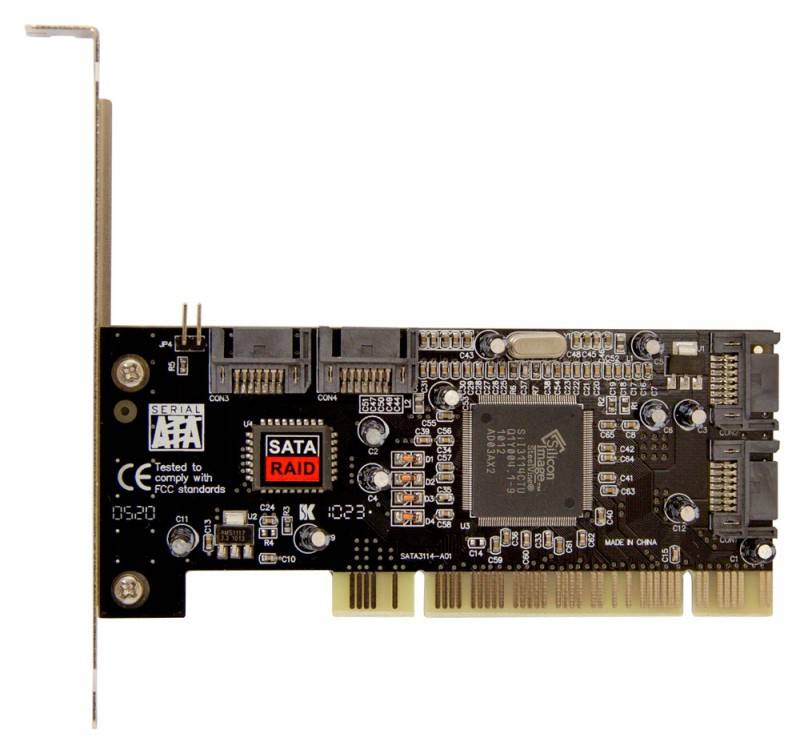 Контроллер PCI SIL3114 4xSATA (asia pci 3114 4p sata)