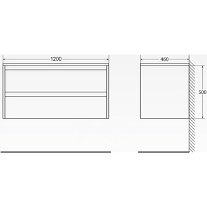 Тумба с раковиной BelBagno Kraft 120, Pino Pasadena (KRAFT-1200-2C-SO-PP, BB1200ETL)