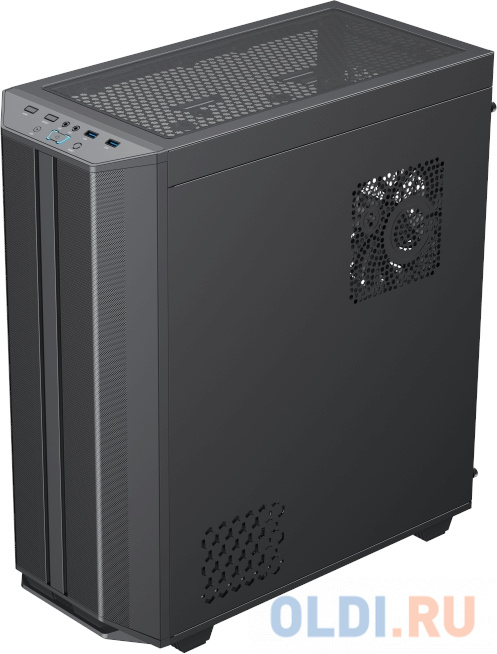 GameMax Корпус Precision COC Black (T808) (ATX, Черн, 2*USB 3.0, Зак.стекло, 1*120мм+ COC, без БП)