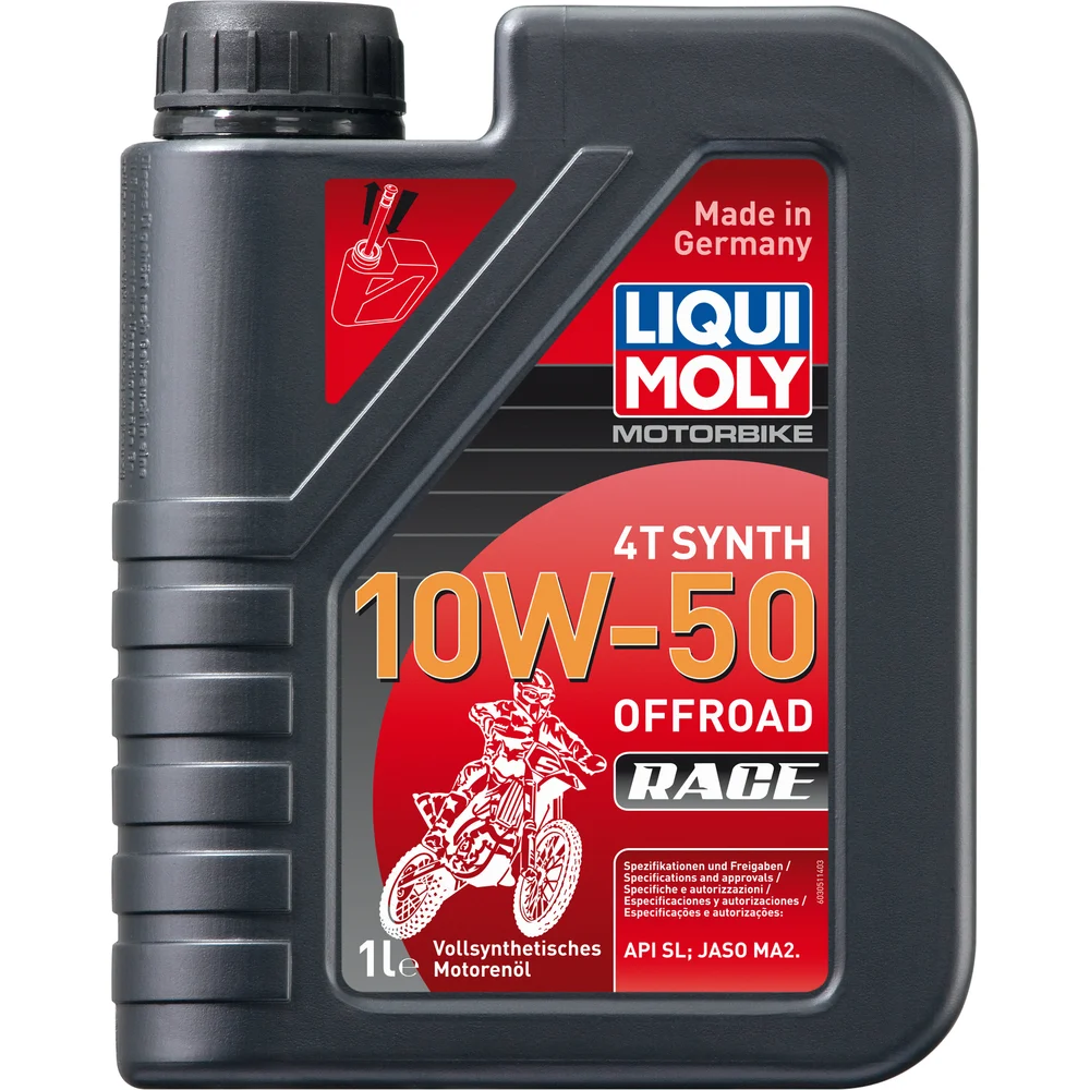 Синтетическое моторное масло 4T для четырехтактных мотоциклов LIQUI MOLY