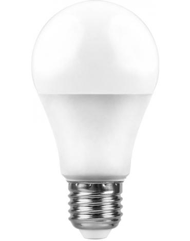 Лампа светодиодная E27 груша/A60, 15Вт, 6400K / дневной, 1400лм, Feron LB-94 (25630)