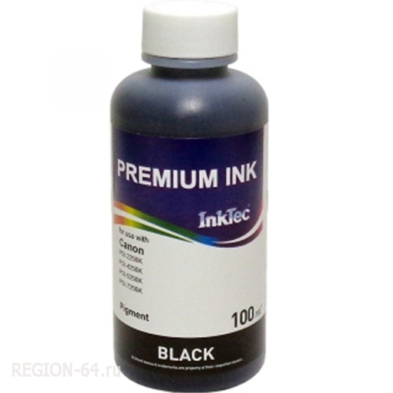 Чернила InkTec C5025, 100 мл, черный, совместимые для Canon, неоригинальная фасовка