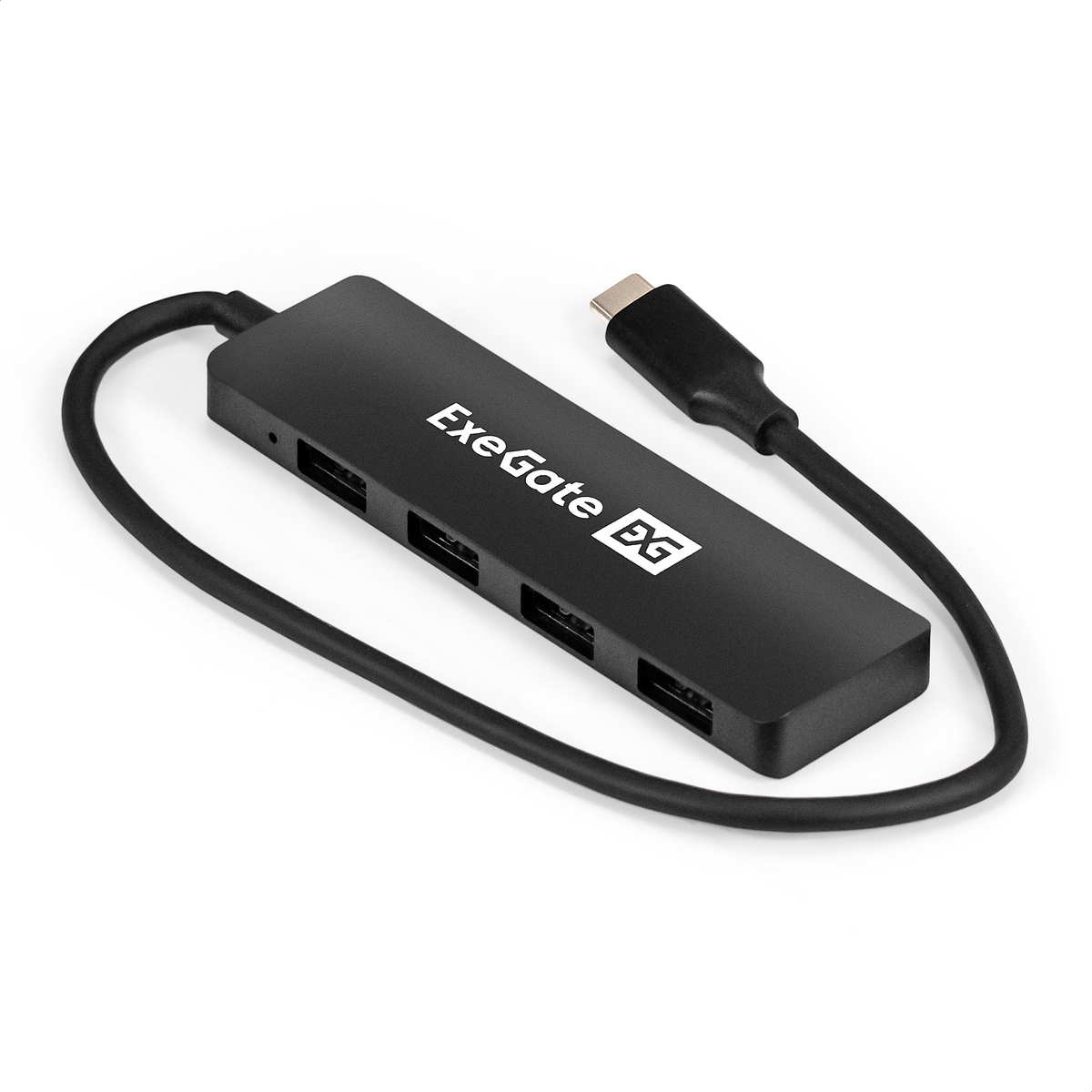 USB-концентратор Exegate DUB-4CP/3, 4xUSB 3.0, черный (EX296929RUS) в Москвe