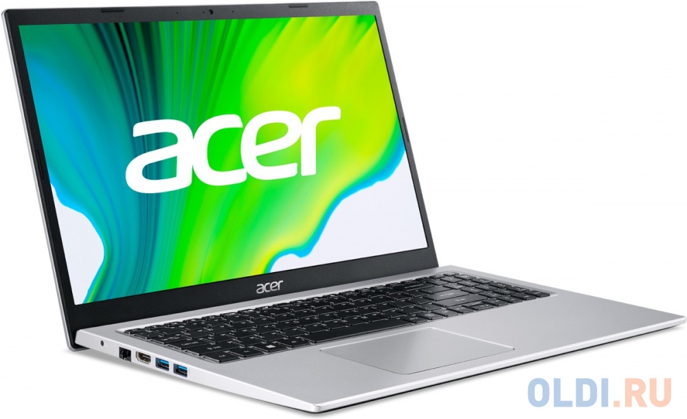 Ноутбук 15.6" FHD ACER Aspire A315-35-P3LM silver (Pen N6000/8Gb/noSSD/1Tb HDD/VGA int/noOS) (NX.A6LER.003)