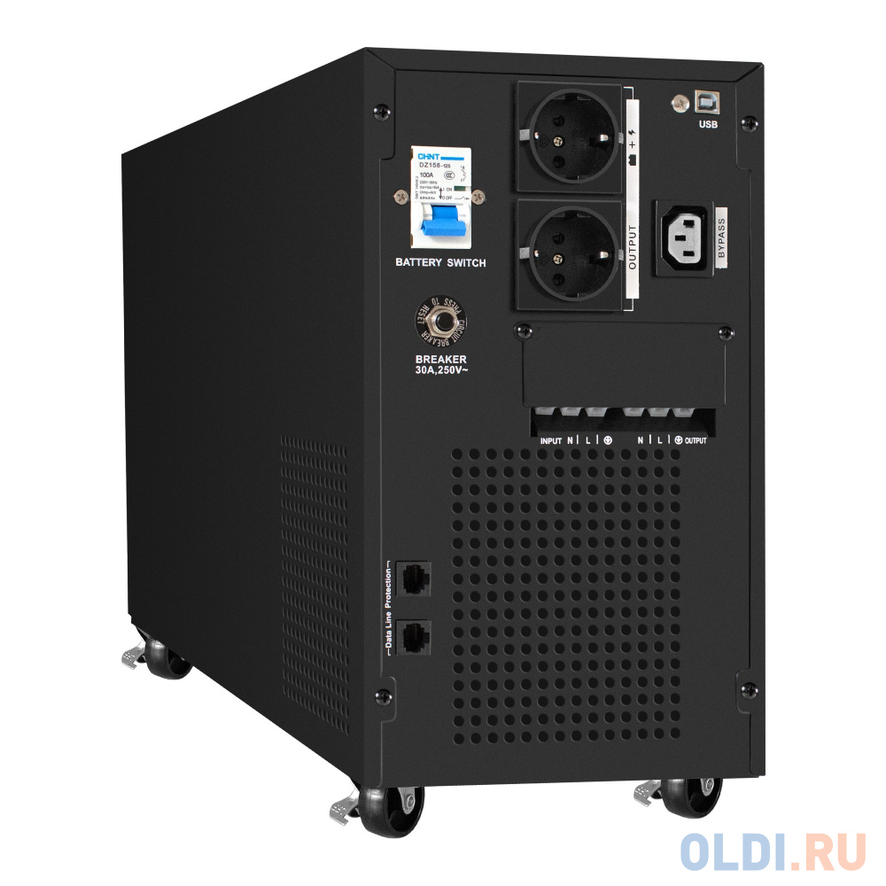 ИБП (инвертор, синус, для котла) ExeGate SineTower SN-5000.LCD.AVR.2SH.1C13.T.RJ.USB <5000VA/4000W, чистая синусоида, LCD дисплей, AVR, 2*Schuko+1*