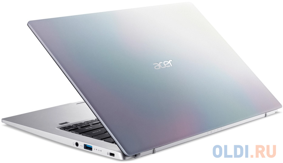 Ноутбук Acer Swift 1 SF114-34  Celeron N4500/8Gb/SSD256Gb/14&quot;/IPS/FHD/noOS/silver (NX.A77ER.009)