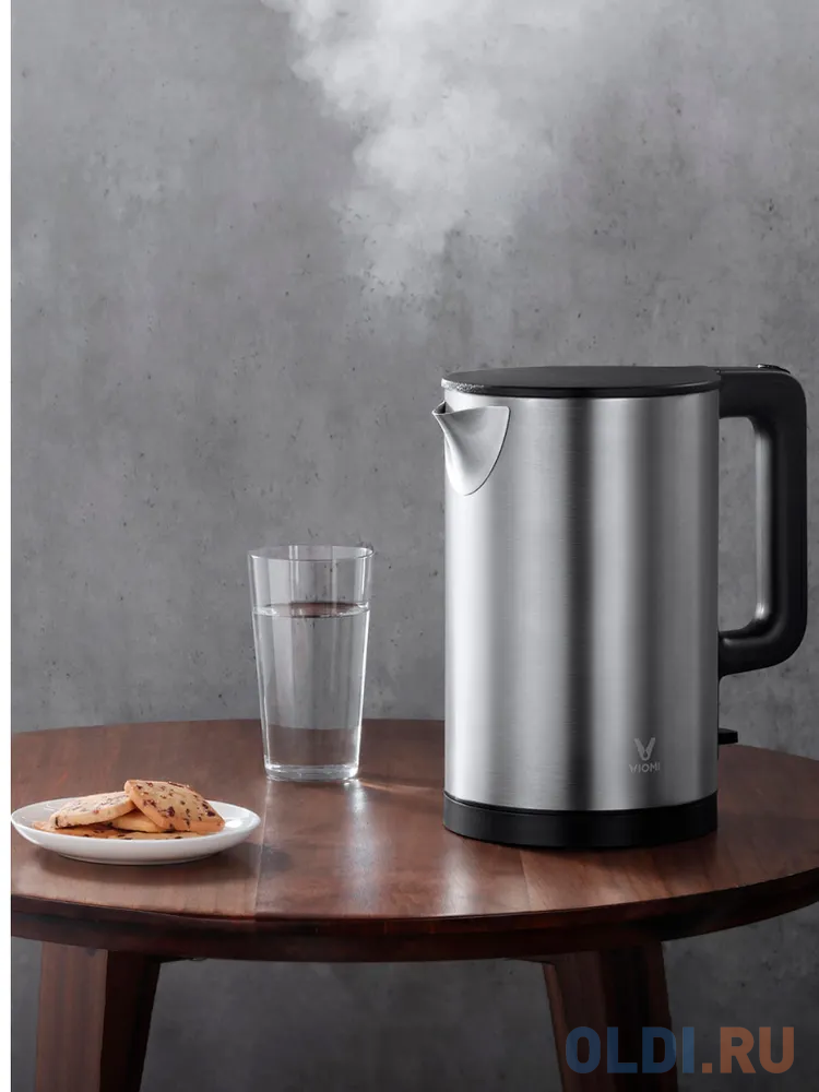 Чайник электрический Viomi Electric Kettle V-MK151B 1800 Вт серебристый 1.5 л металл/пластик