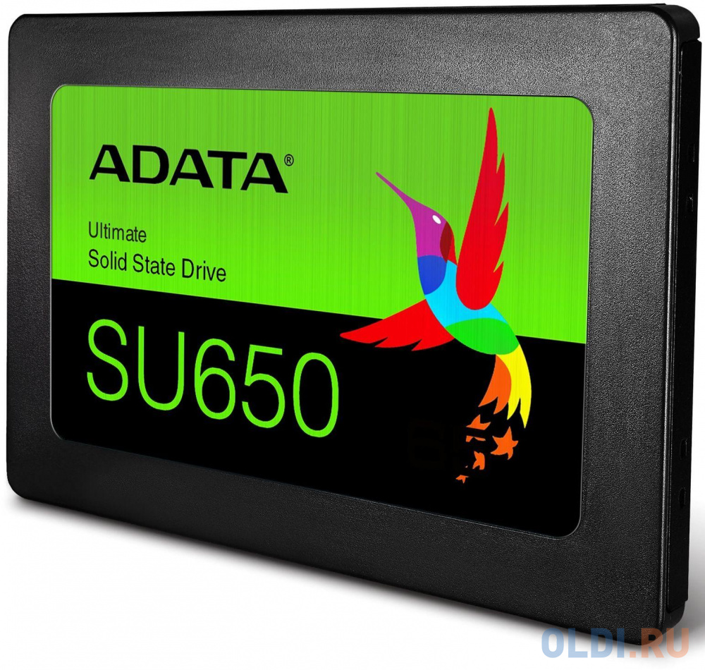 2.5&quot; 256GB ADATA SU650 Client SSD [ASU650SS-256GT-R] SATA 6Gb/s, 520/450, IOPS 40/75K, MTBF 2M, 3D NAND, DRAM less, 140TBW, 0,5DWPD, RTL {100 в Москвe