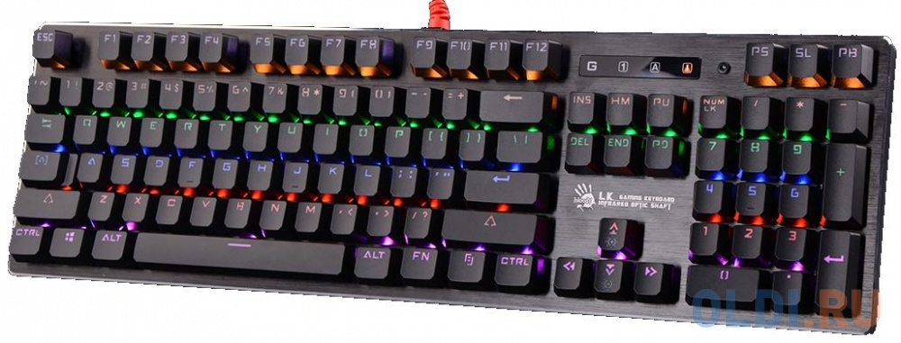 Клавиатура A4Tech Bloody B820R Dual Color механическая черный/серый USB for gamer LED