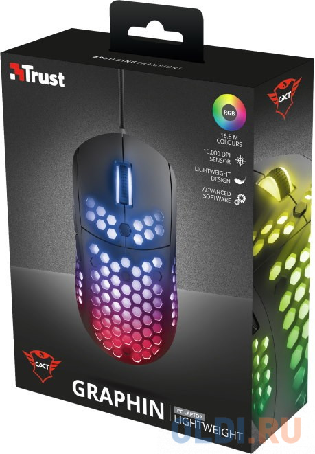 Мышь проводная TRUST GXT960 чёрный USB