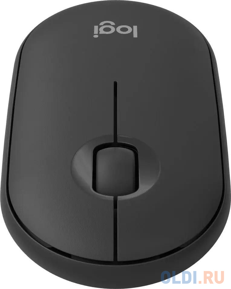 Мышь Logitech Pebble M350S графитовый оптическая (1000dpi) silent беспроводная BT/Radio USB (2but)