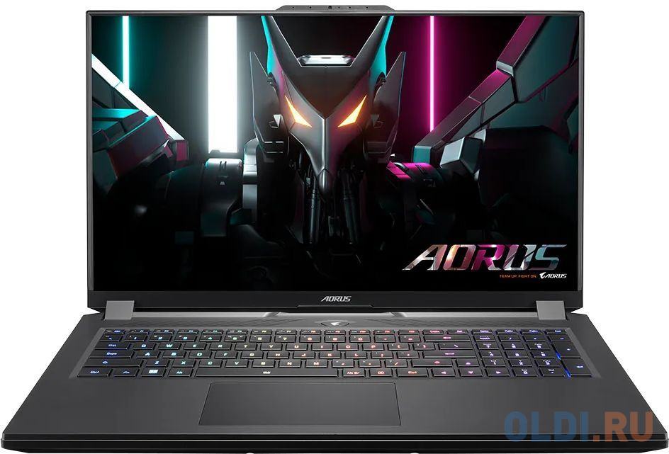 Ноутбук Gigabyte Aorus 17H BXF Core i7 13700H 16Gb SSD1Tb NVIDIA GeForce RTX4080 12Gb 17.3" IPS FHD (1920x1080) Free DOS black WiFi BT Cam (BXF-7