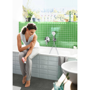 Смеситель для ванны Hansgrohe Novus с механизмом, хром (71045000, 1800180)