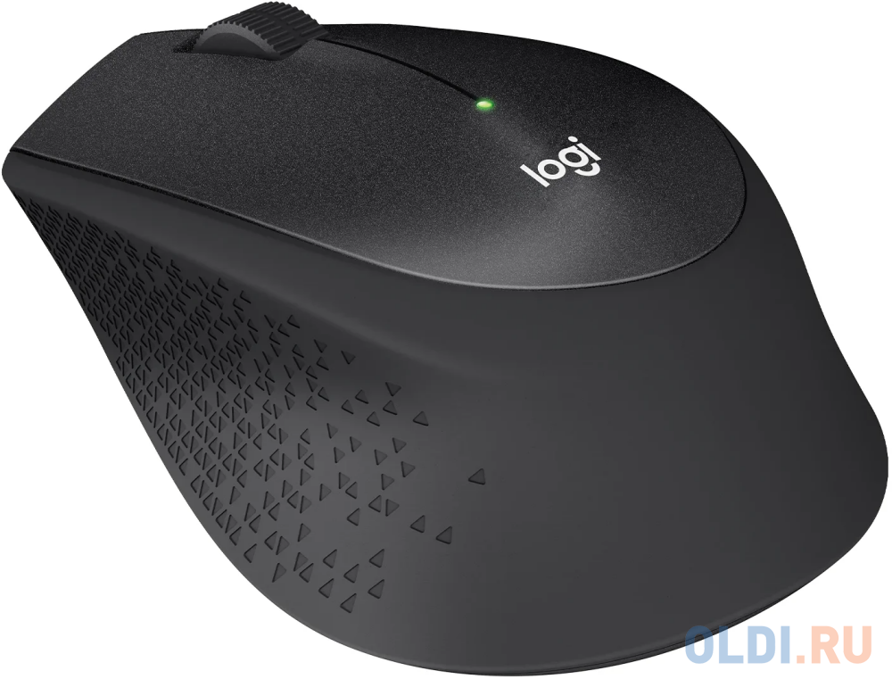 Мышь беспроводная Logitech M330 Silent Plus Black (черная, оптическая, 1000dpi, 2.4 GHz/USB-ресивер, бесшумная, под правую руку) (арт. 910-004924, M/N