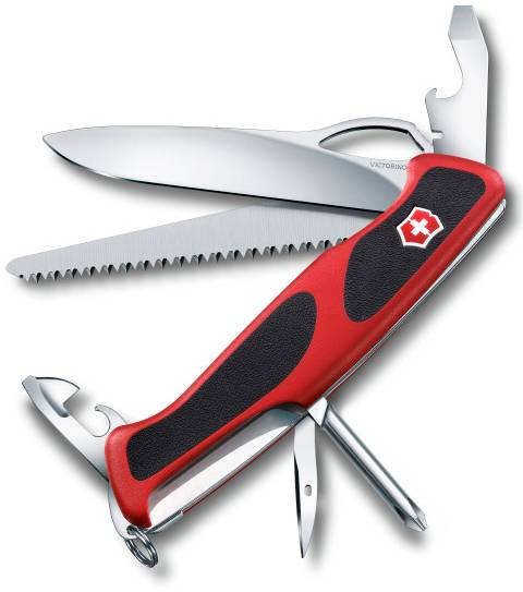 Нож Victorinox RangerGrip 78 красный/черный (0.9663.mc)