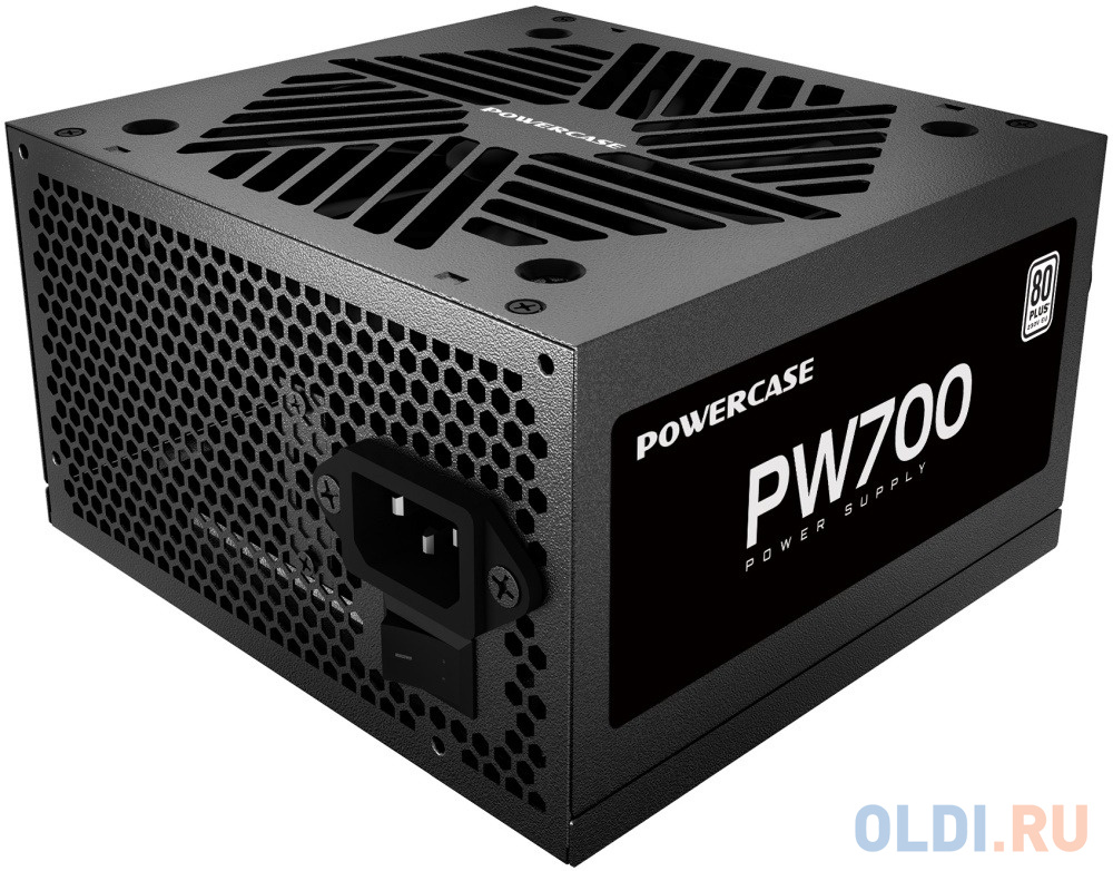 Powercase PW700 (80 Plus, ATX 2.31, 700W, APFC, DC-DC, 120mm Fan) / PS-700W-DC