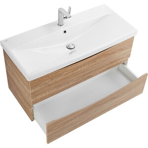 Тумба с раковиной BelBagno Marino-Cer 90х44 Rovere Bianco (MARINO-CER-900-2C-SO-WO-P, BB-0323-90-LVB)