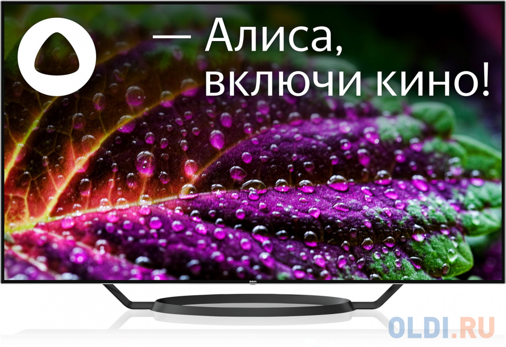 Телевизор OLED BBK 65" 65LED-9201/UTS2C Яндекс.ТВ черный 4K Ultra HD 60Hz DVB-T2 DVB-C DVB-S2 USB WiFi Smart TV