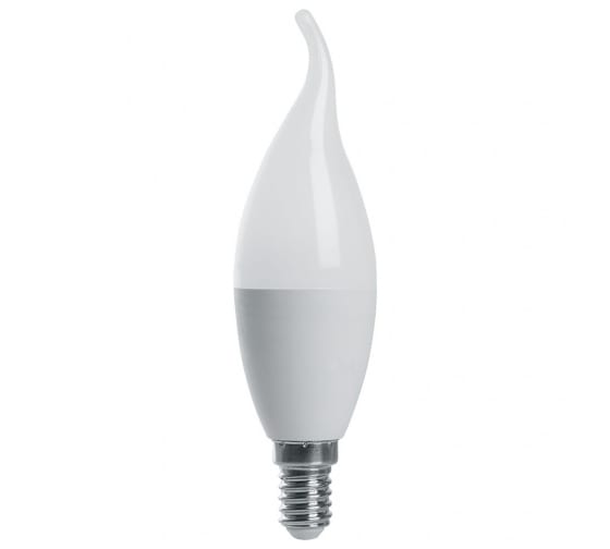 Лампа светодиодная E14 свеча на ветру/CW37, 13Вт, 6400K / холодный свет, 1130лм, Feron (38114)