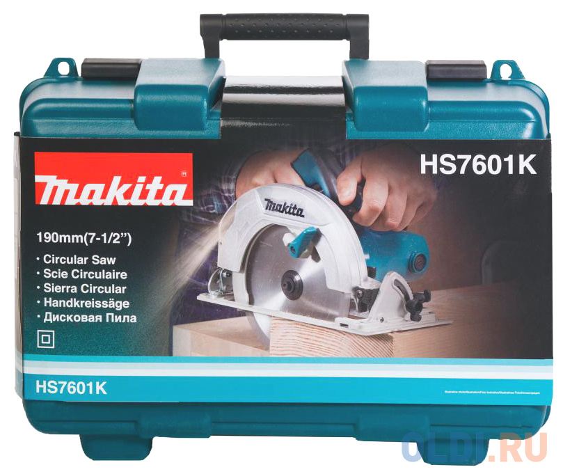 Дисковая пила Makita HS7601K 1200Вт 190мм