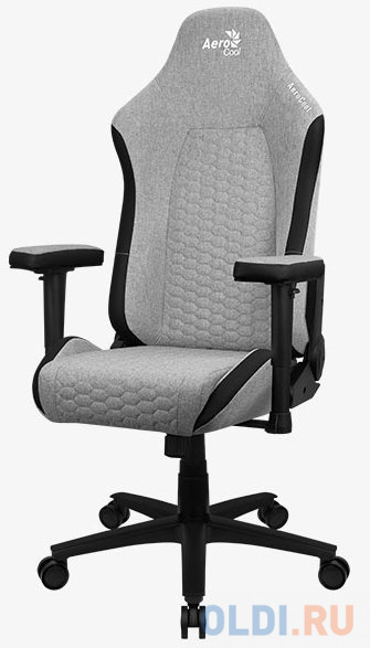 Кресло для геймеров Aerocool CROWN AeroWeave Ash Grey серый