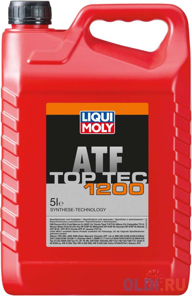 НС-синтетическое трансмиссионное масло LiquiMoly Top Tec ATF 1200 5 л 3682