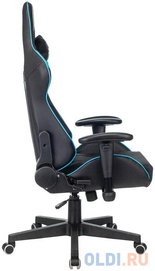 Кресло для геймеров A4TECH X7 GG-1100 чёрный голубой