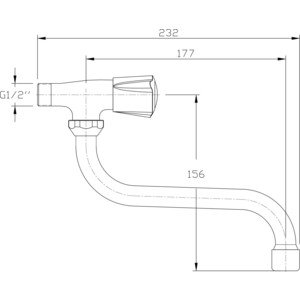 Кран для раковины Rush Pioneer хром (PI7950-28) в Москвe