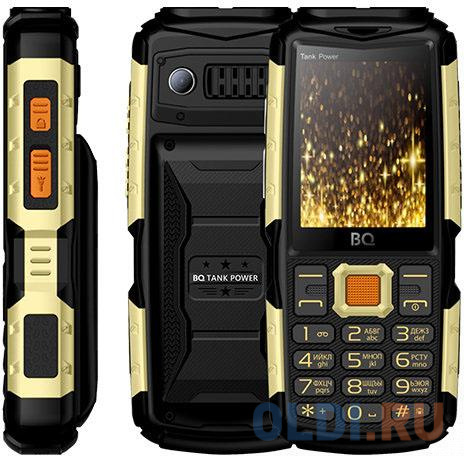 BQ 2430 Tank Power Black&gold Мобильный телефон