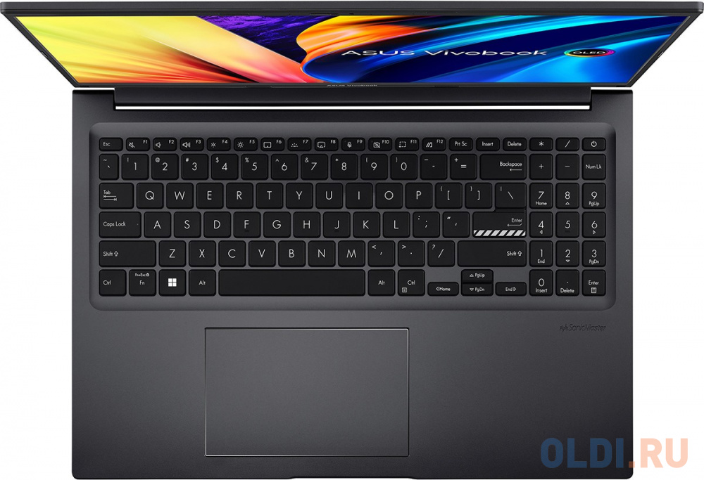 Ноутбук Asus VivoBook 16 M1605YA-MB341 Ryzen 7 5825U 16Gb SSD512Gb AMD Radeon 16" IPS WUXGA (1920x1200) noOS black WiFi BT Cam (90NB10R1-M00FM0)