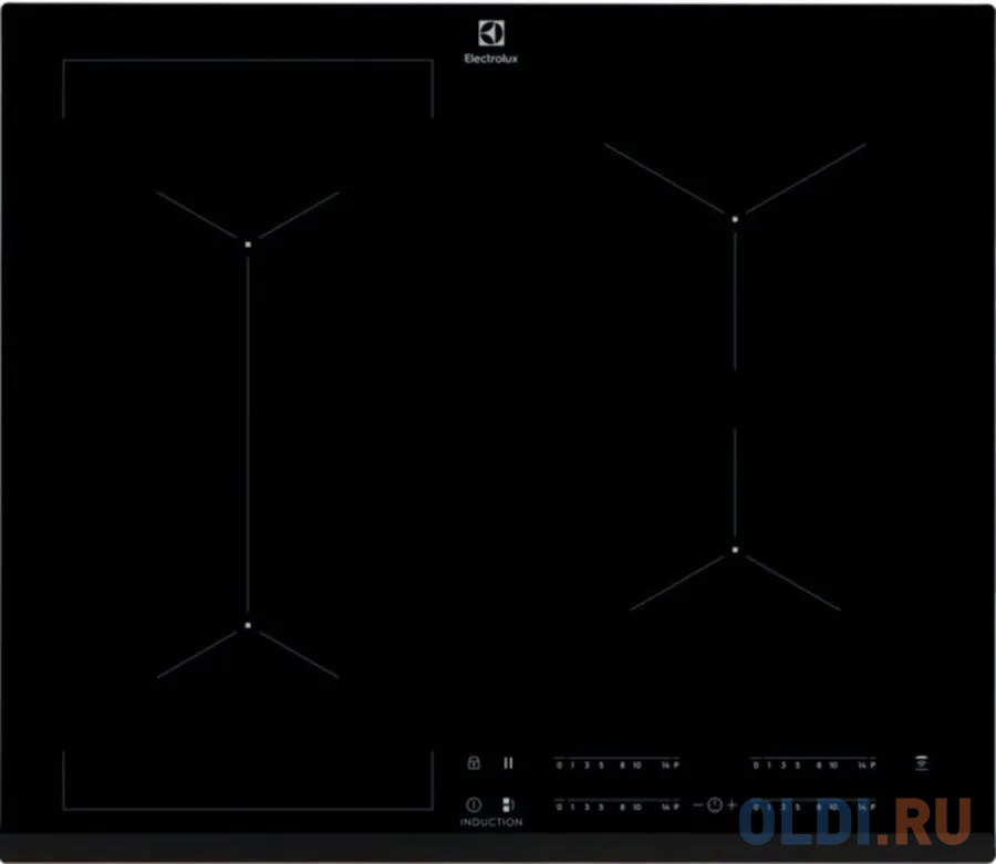 Варочная панель индукционная Electrolux EIV63443 черный
