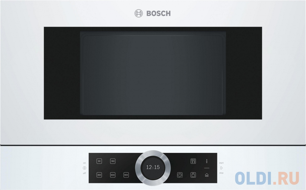 Встраиваемая микроволновая печь Bosch BFL634GW1 900 Вт белый в Москвe