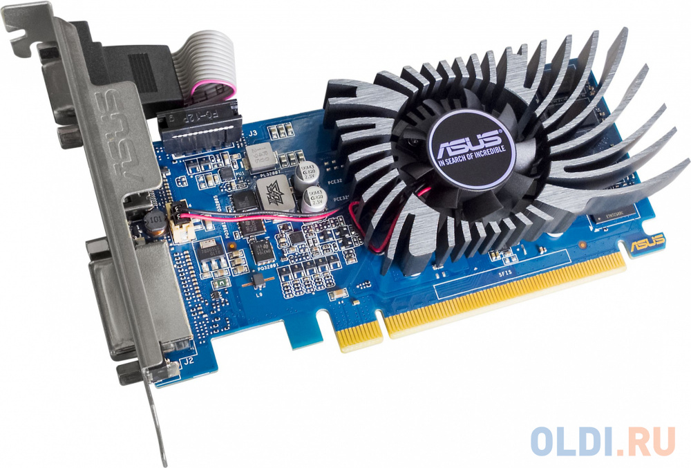 Видеокарта Asus PCI-E GT730-2GD3-BRK-EVO NVIDIA GeForce GT 730 2048Mb 64 DDR3 902/1800 DVIx1 HDMIx1 CRTx1 HDCP Ret в Москвe