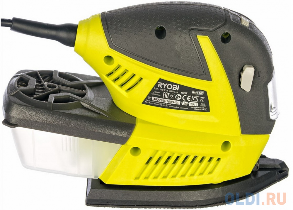 Ryobi Универсальная шлифмашина 180W + 30x шлифлистов RMS180-SA30 5133002910