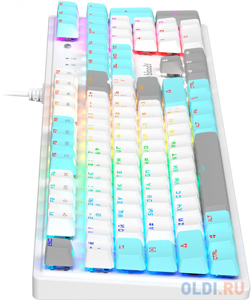 Клавиатура A4TECH Bloody S510R White USB в Москвe