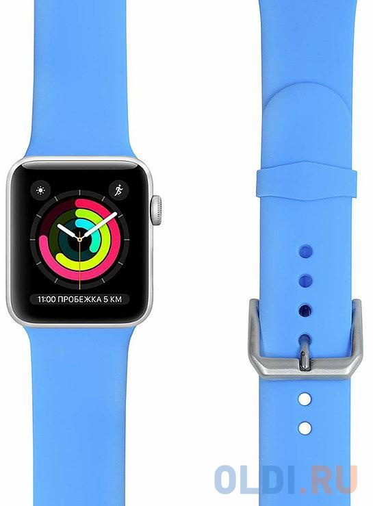 Ремешок Lyambda Alcor для Apple Watch голубой DS-APS08C-44-BL